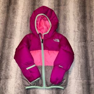 Toddler North face 550 reversible coat